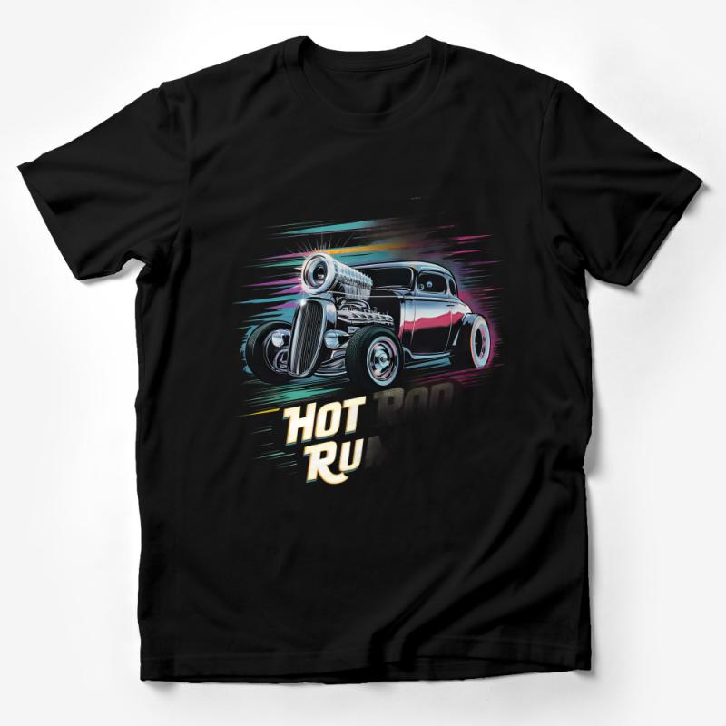 Vintage Hot Rod Rumble T-Shirt, Classic Car Enthusiast Tee, Retro Automobile Graphic Shirt, Unisex Male T-Shirt