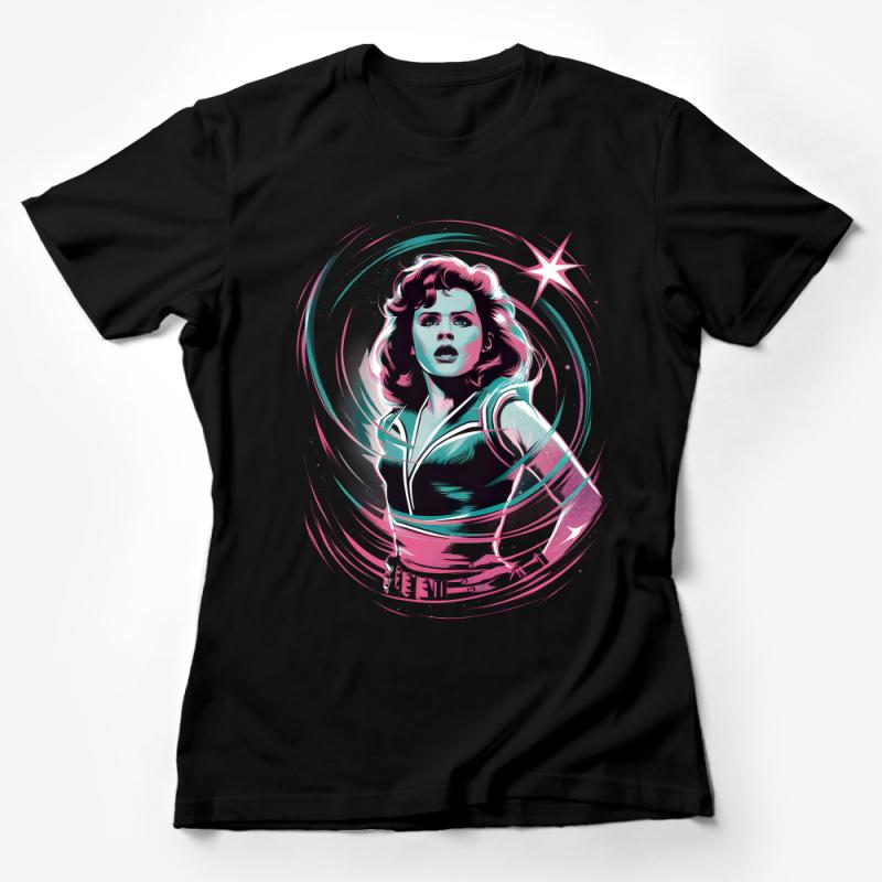 Retro Style Graphic Tee, Vintage Inspired Pop Culture T-Shirt, Unique Unisex Apparel Female T-Shirt