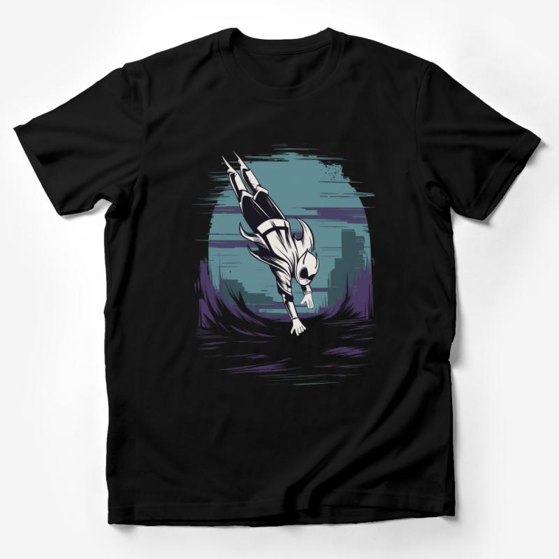 Vintage Diver Graphic T-Shirt, Retro Scuba Diving Tee, Unisex Ocean Exploration Shirt, Unique Nautical Gift, Summer Beach Wear Male T-Shirt