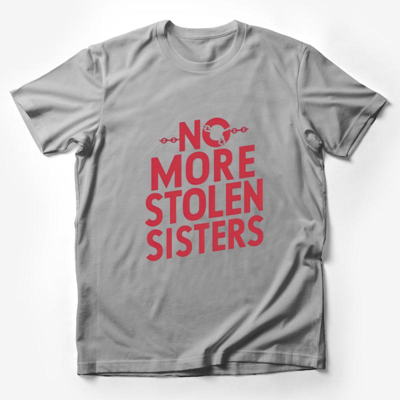 No More Stolen Sisters T-Shirt, Activism Tee, End Violence, Women Empowerment, Social Justice Shirt, Feminist Apparel Male T-Shirt