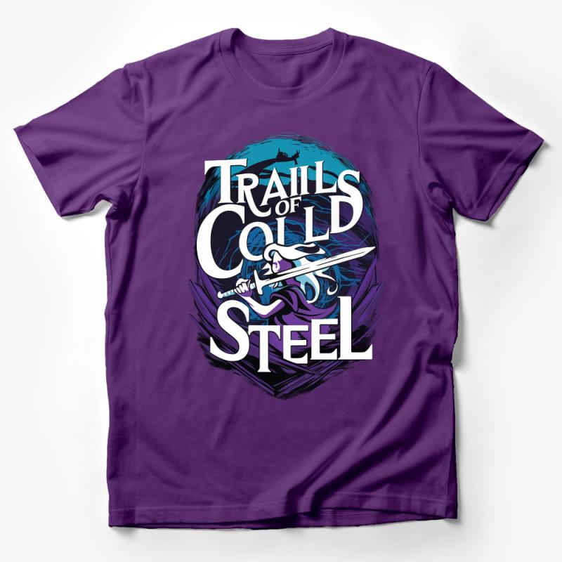 Trails of Cold Steel T-Shirt, Epic Fantasy Game Graphic Tee, Unisex Gaming Shirt, RPG Fan Gift Male T-Shirt