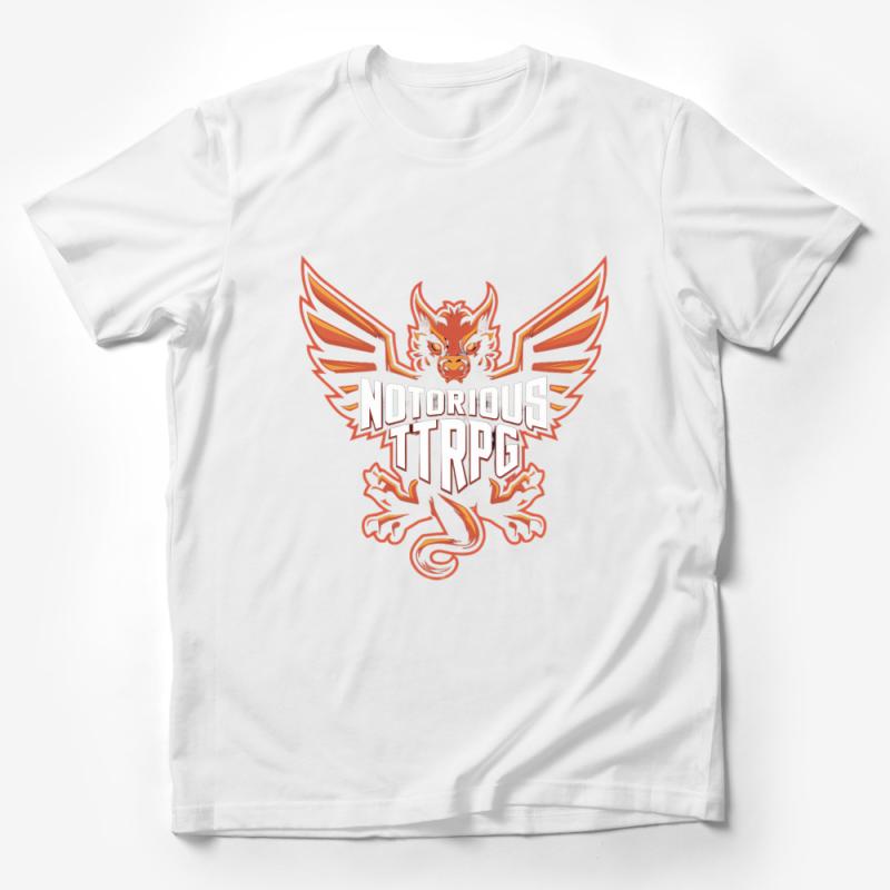 Notorious TRPG Griffin Graphic Tee, Fantasy Creature Gamer Shirt, Urban Style RPG T-Shirt Male T-Shirt